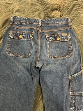 🔥Diesel Rare Orange Stitching Straight Leg Jeans🔥